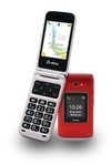 Senioren-Handy OLYMPIA Vitus 4G Rot