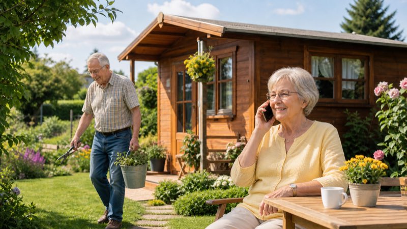Telefonanschluss für Laube und Gartenhaus