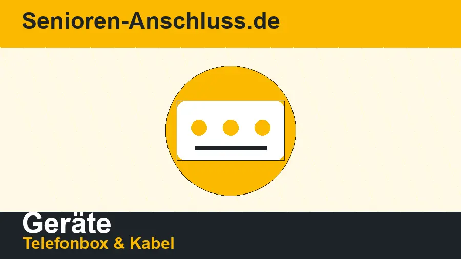 Geräte: Telefonbox, Kabel und Zubehör